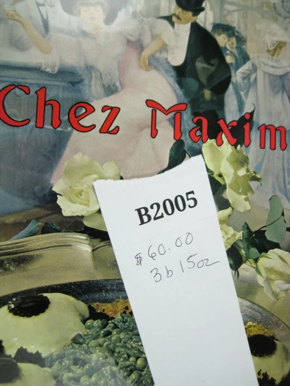 Chez Maxims Hardcover Gourmet Recipe Book Foreword Countess 1962
